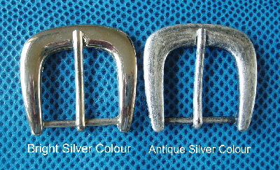 25mm belt buckles in silver colour