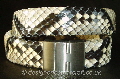 Mens Python Snakeskin Double Wrap Bracelet