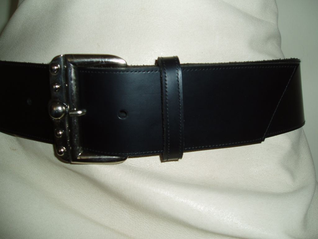 black boho belt