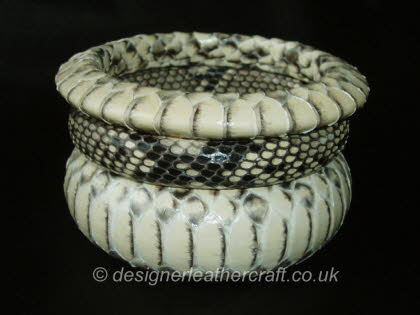 Python Snakeskin Bangle Stack