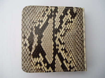Python Snakeskin Wallet back