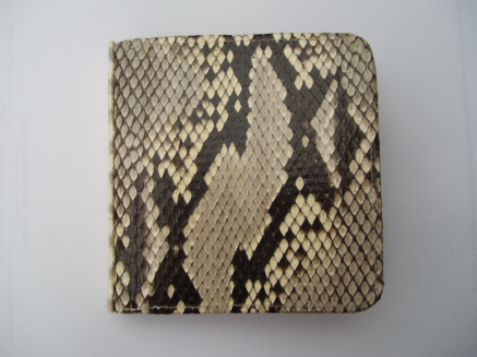 Python Snakeskin Wallet front